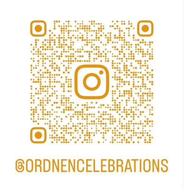 Instagram QR code for Ordnen Celebrations