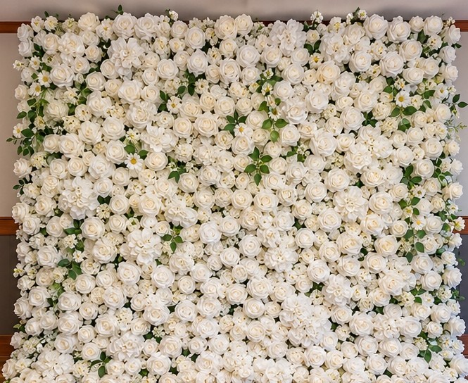 Ivory Garden flower wall